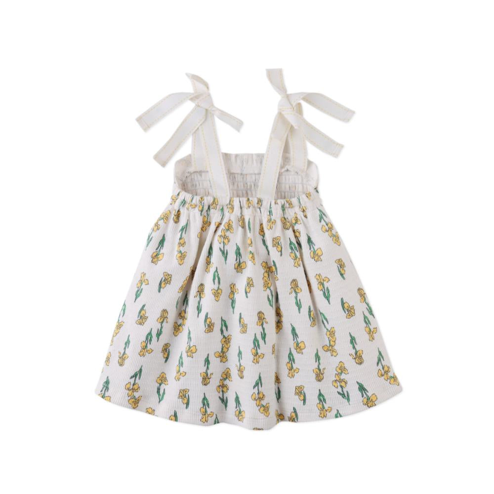 Baby Suzie Jersey Dress with Smocking & Bows