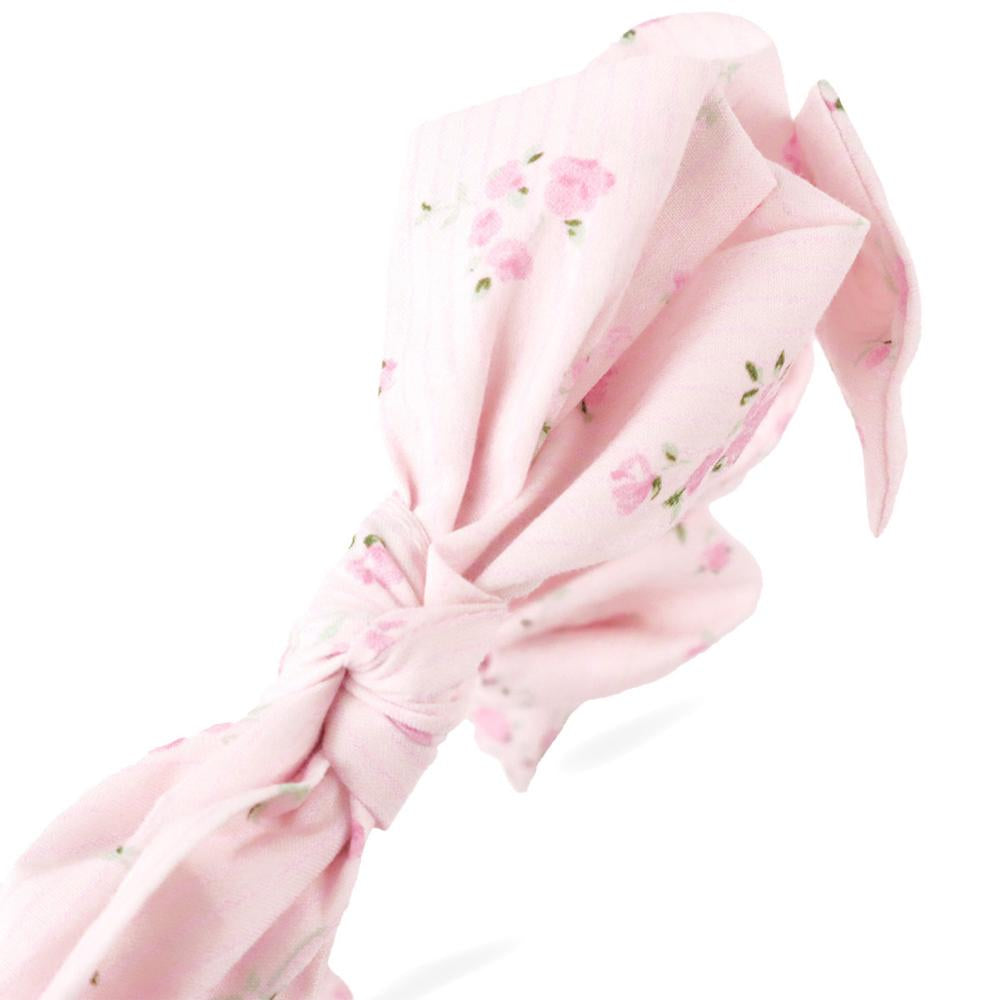 Elodie Ruched Headband With Ties
