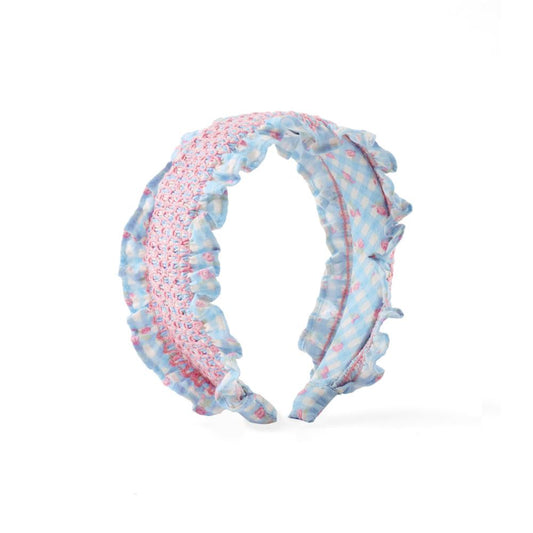 Lory Headband With Contrast Smocking