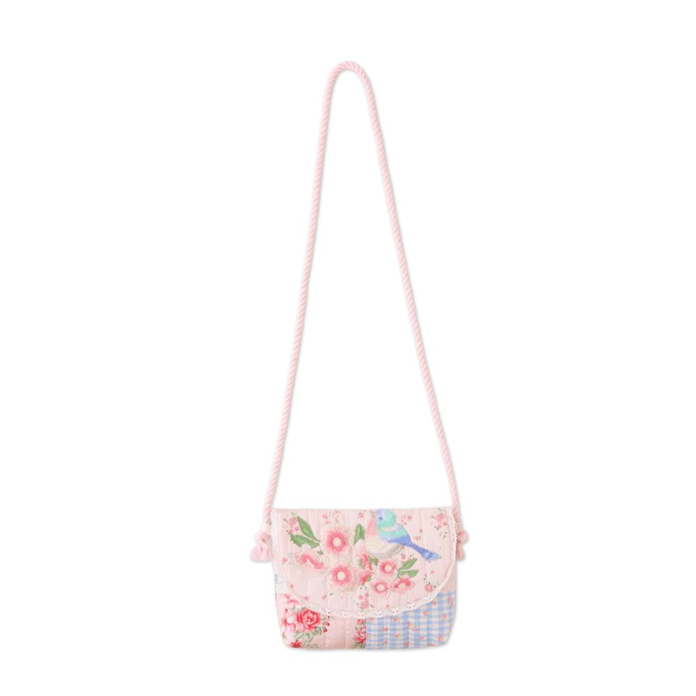 Kane Patchwork Sling Bag With Patch Embroidery