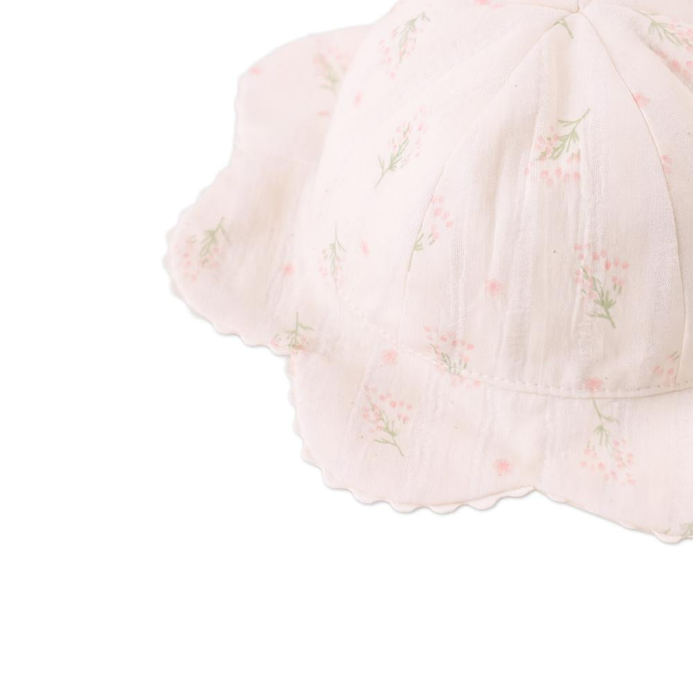 Baby Rochelle Hat with Scallop Brim