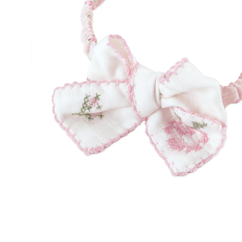 Baby Tessa Turban with Bow Embroidery