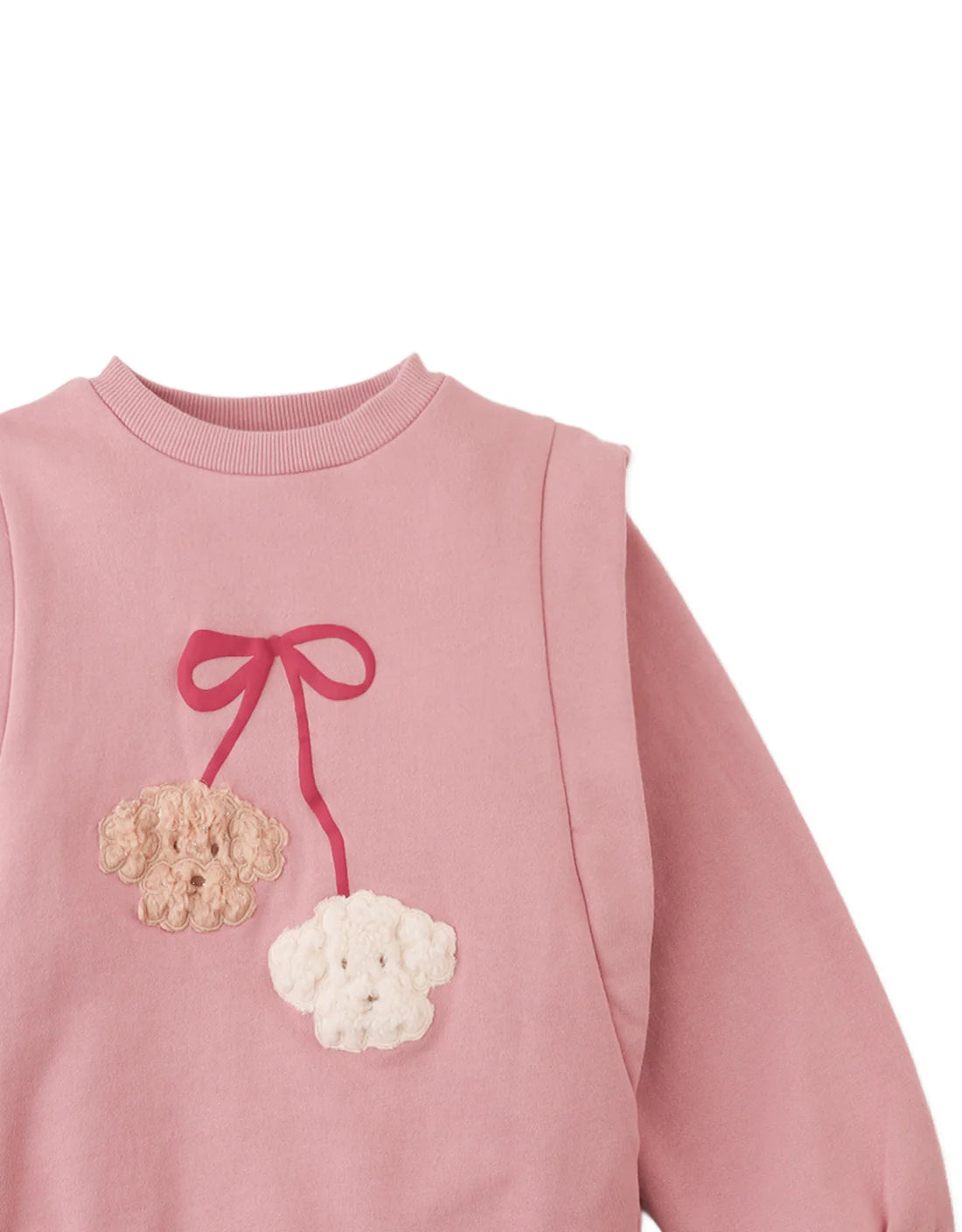 Maurine Fleece Sweater with Vented Sleeves