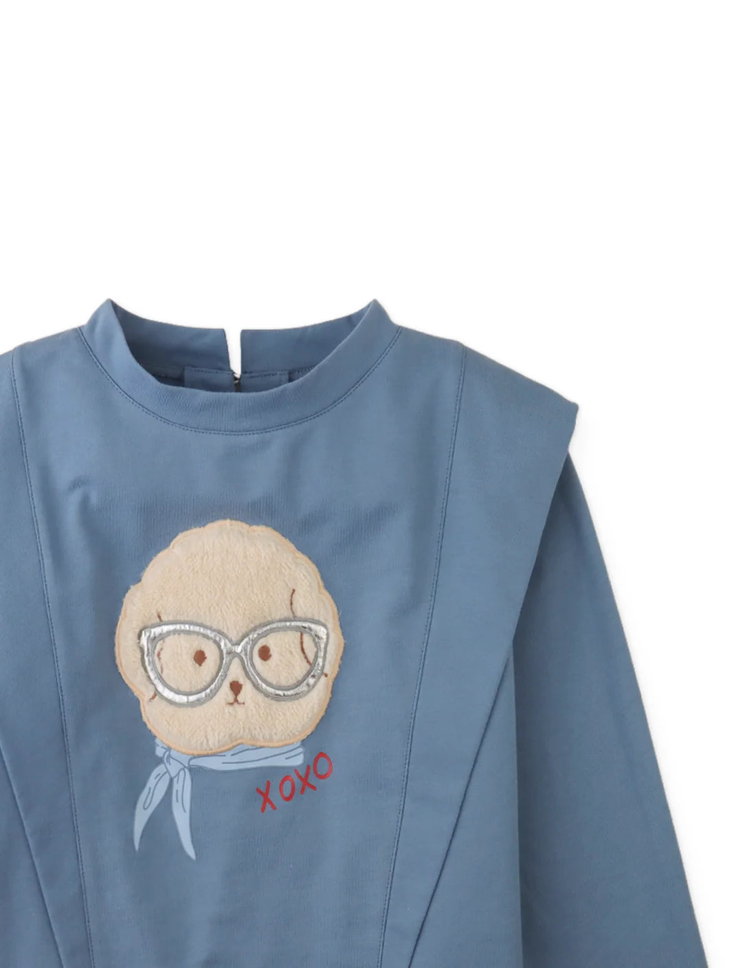 Gregoria Tee with Embroidered Poodle Appliqué