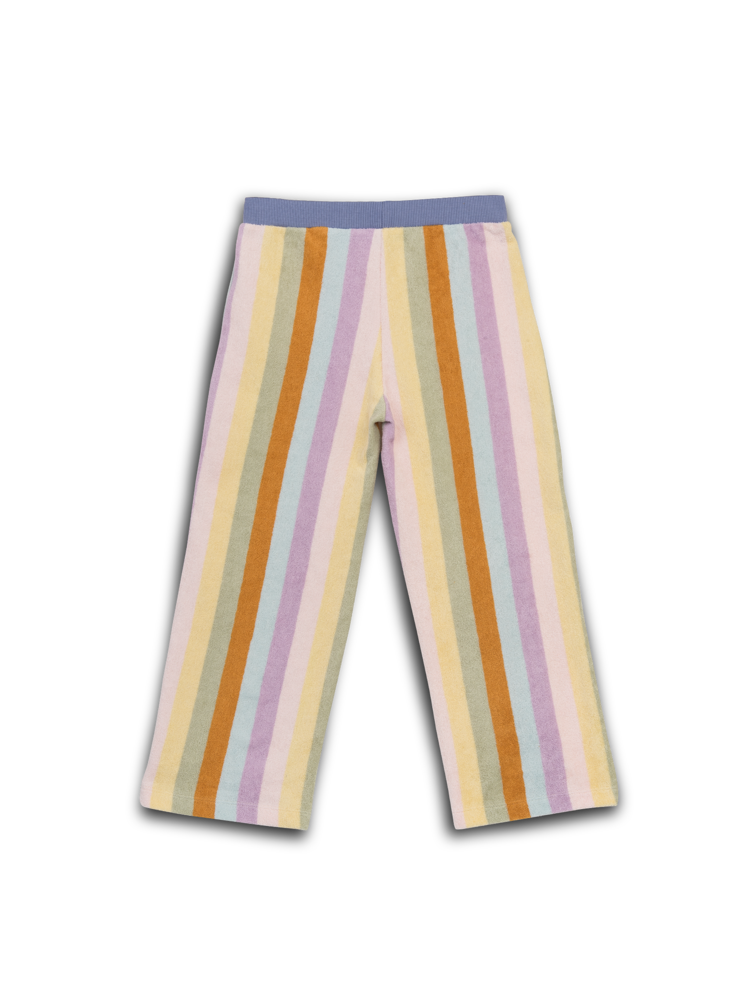 Terry Culotte Pants - Sunset Stripes