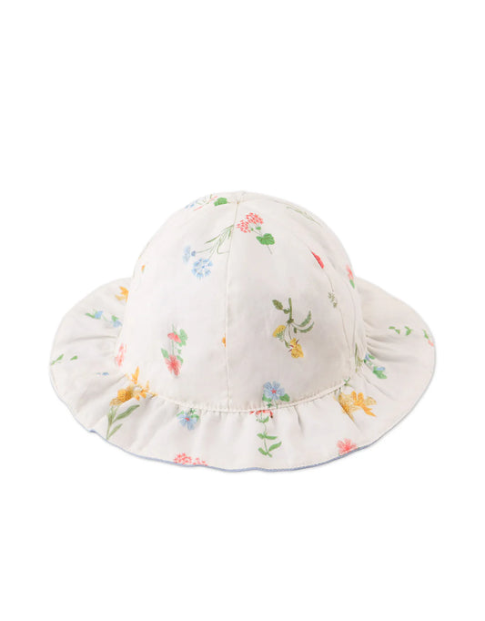Vale Reversible Bucket Hat With Ruffled Brim