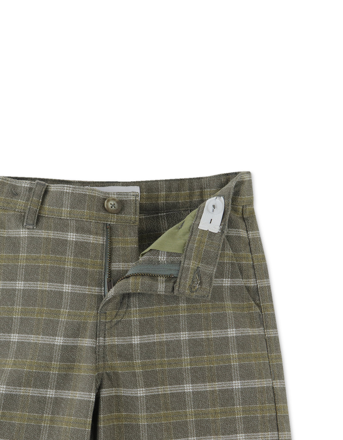 Boys Loose Plaid Pants