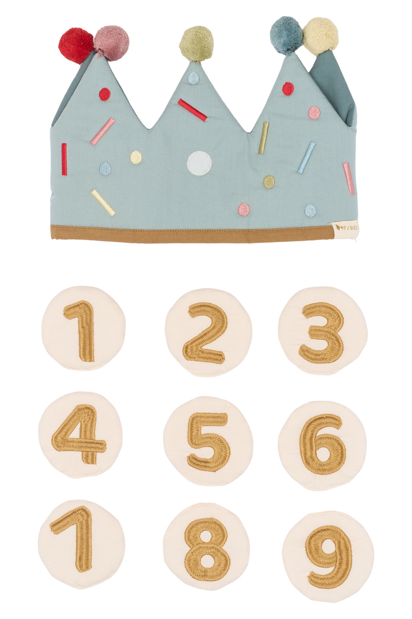 Celebration Crown Blue Mix - Birthday - Slate