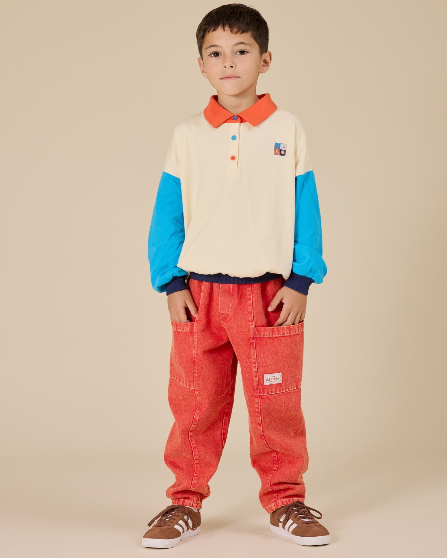 Relaxed Rugby Sweat Top