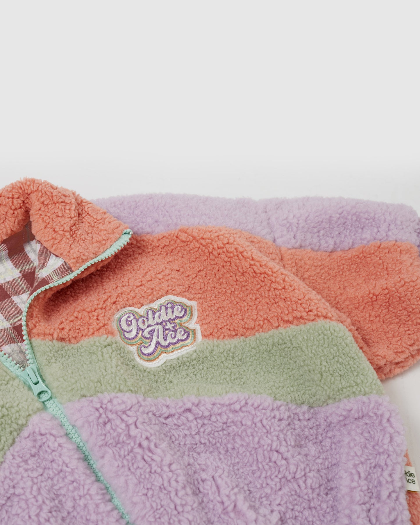 Franke Sherpa Jacket Lilac/Peach/Mint