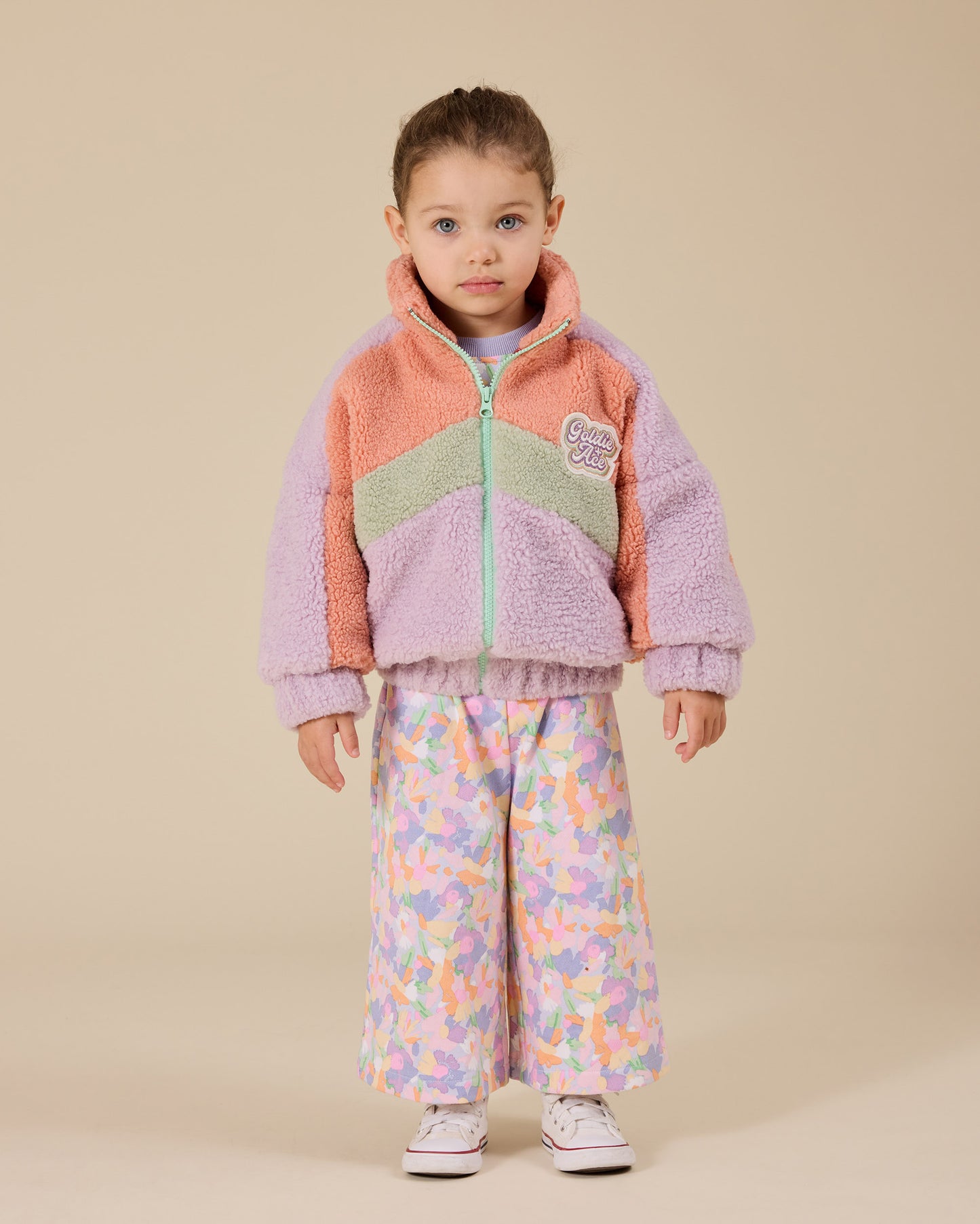 Franke Sherpa Jacket Lilac/Peach/Mint