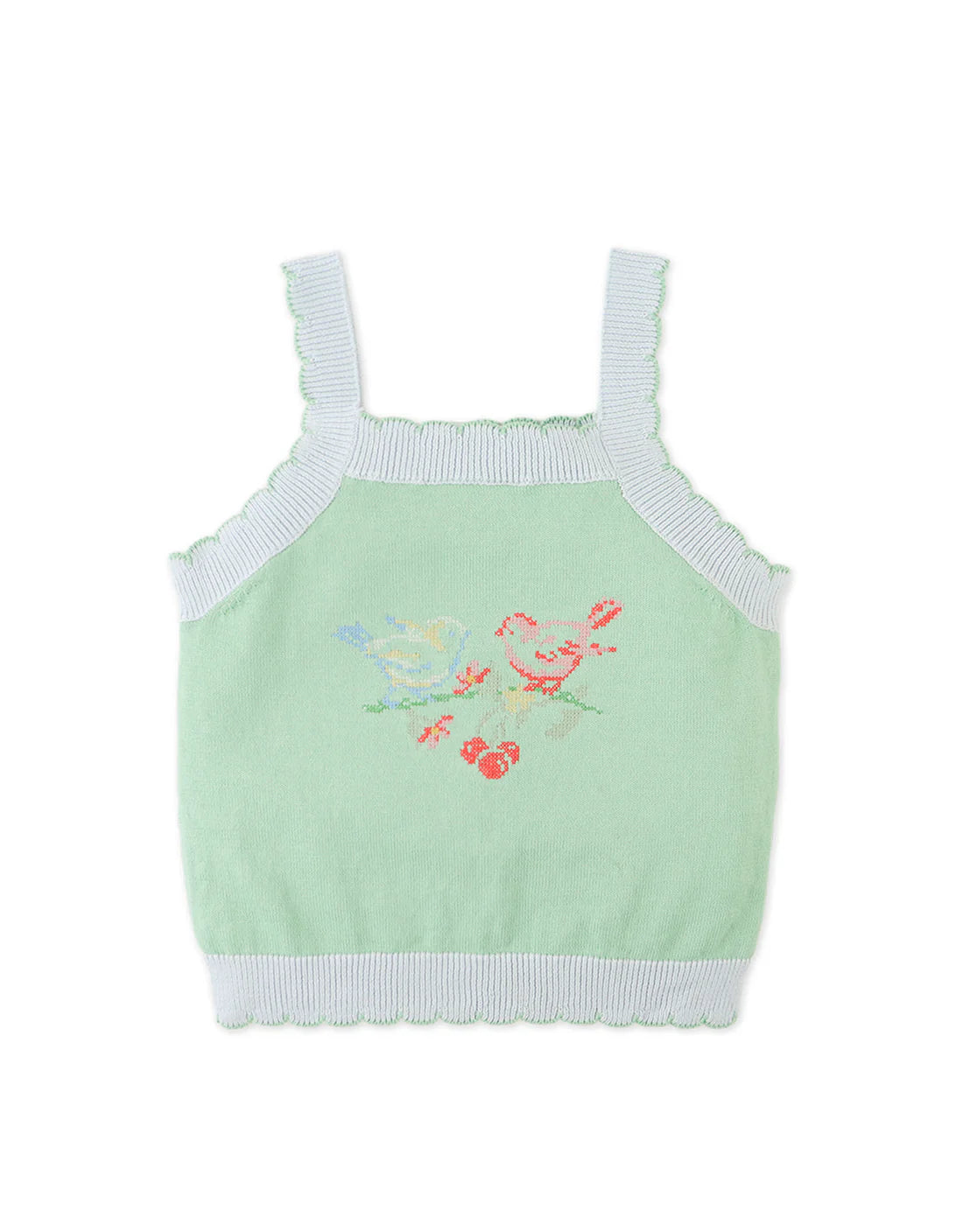 Gabriella Top with Cross-Stitch Embroidery