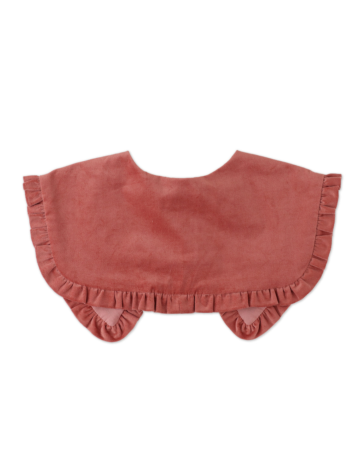 Corduroy Collar W/ Ruffles