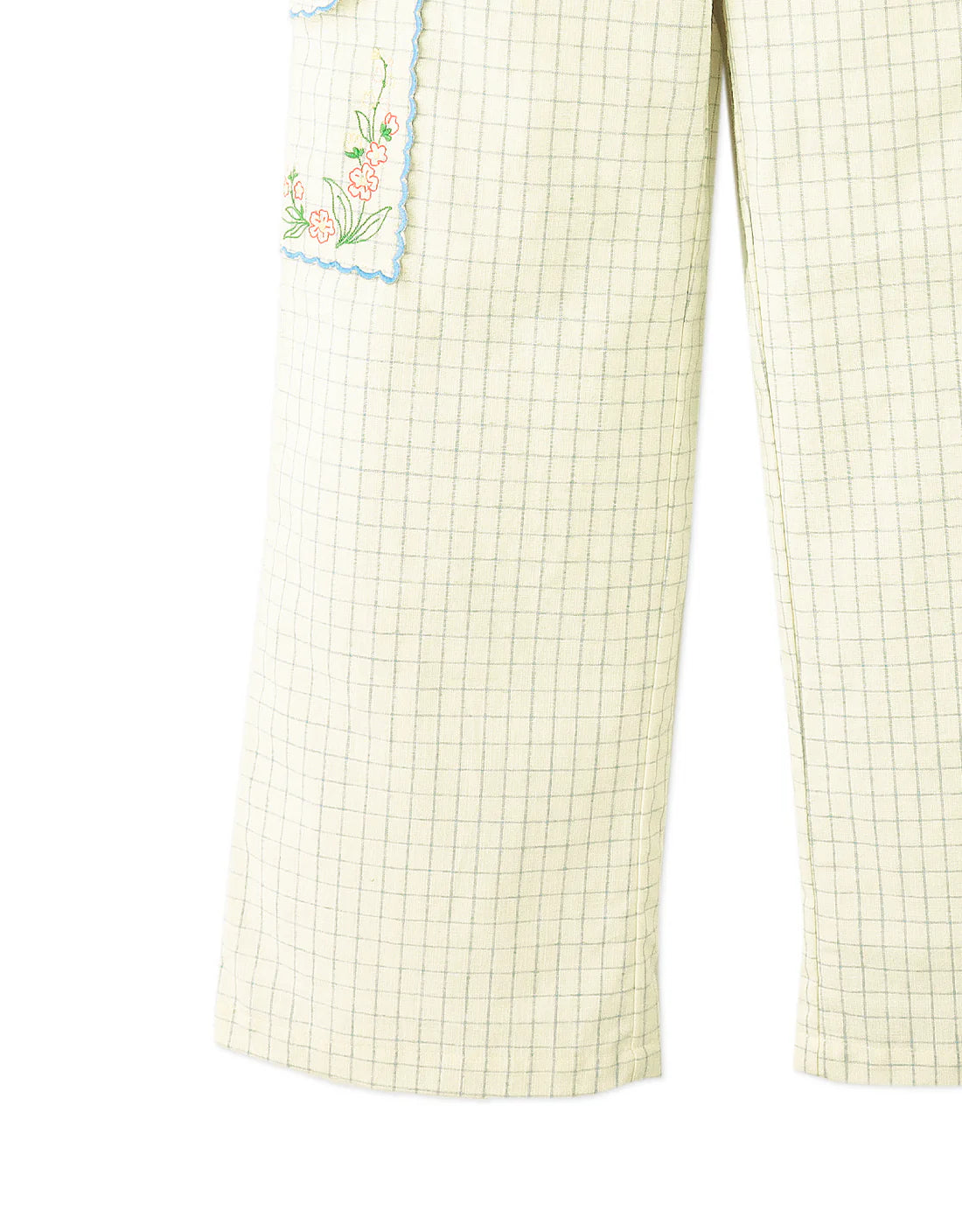Ariana Cargo Pants with Embroidered Pockets