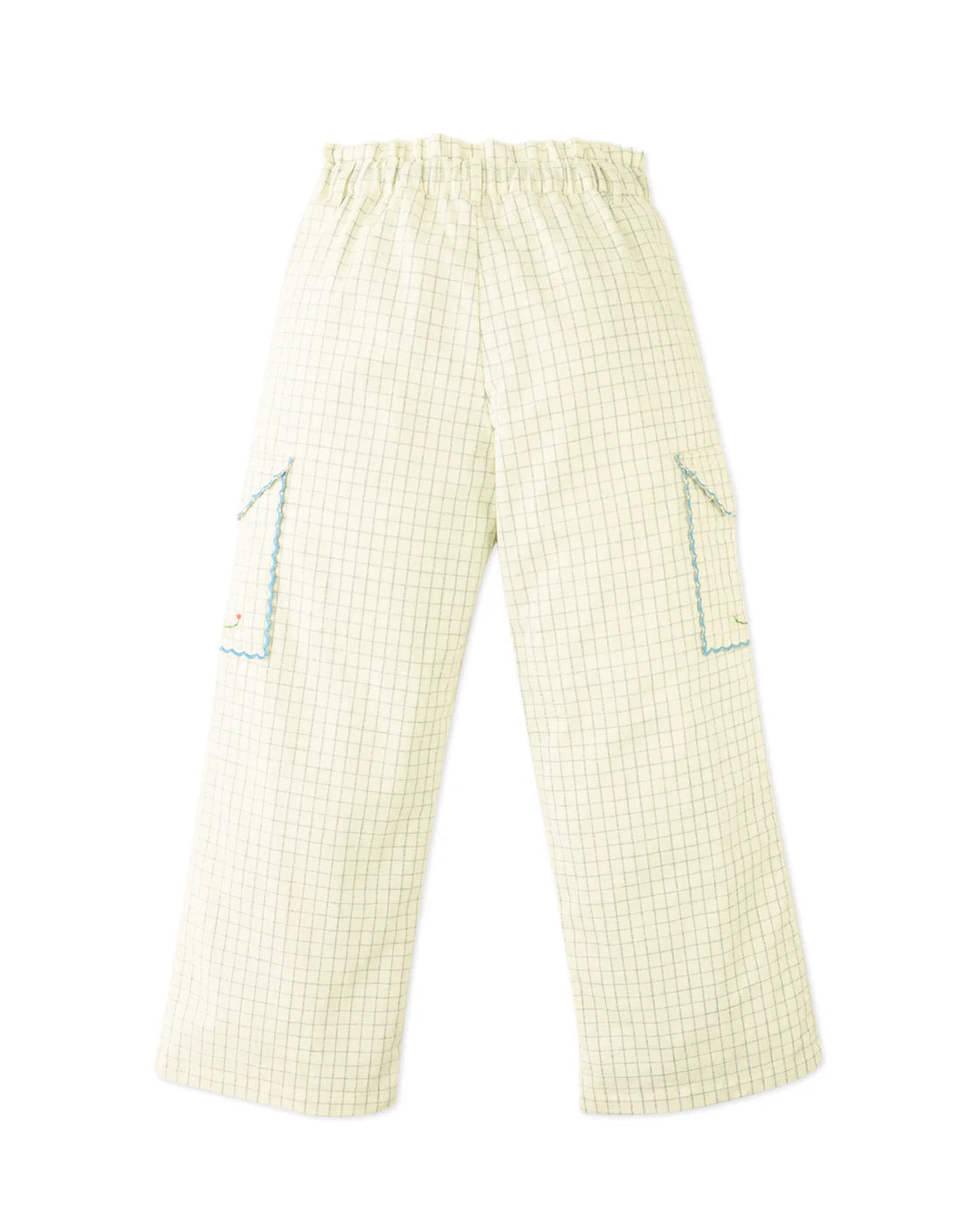 Ariana Cargo Pants with Embroidered Pockets