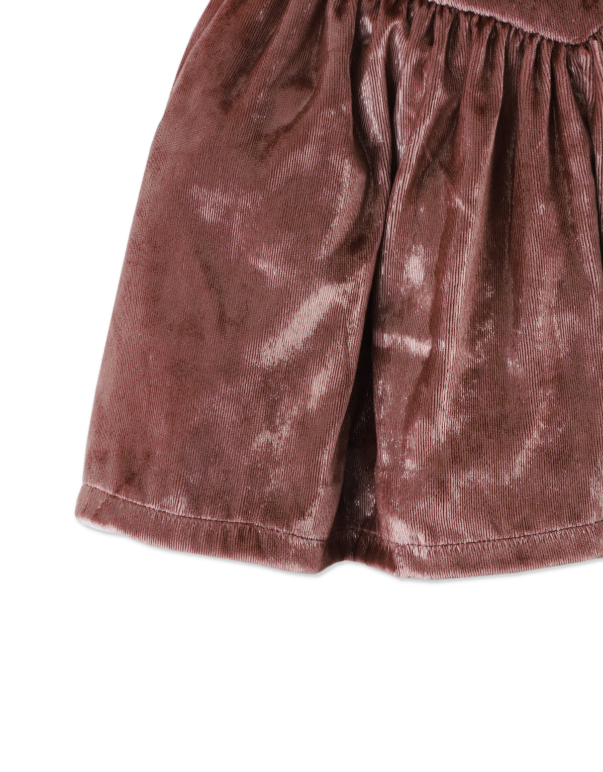 Lurex Velvet Pull Skirt