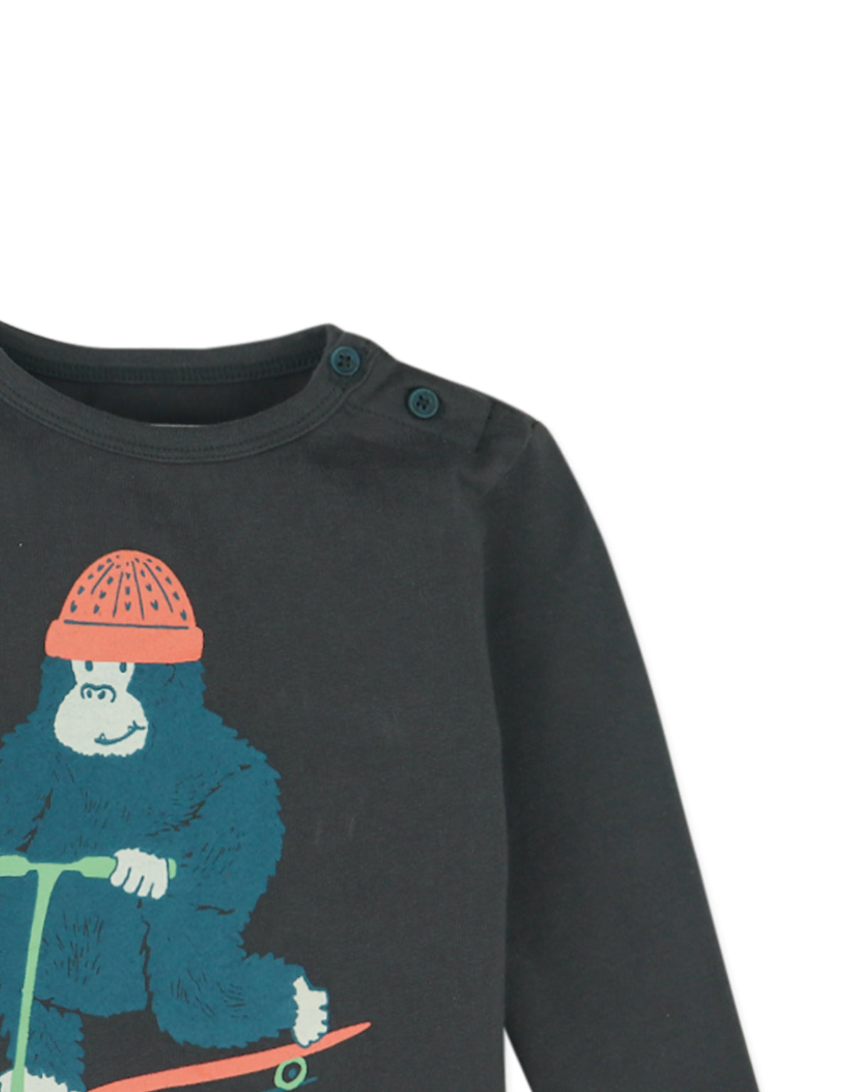 Baby Charlton Long Sleeve Tee with Gorilla