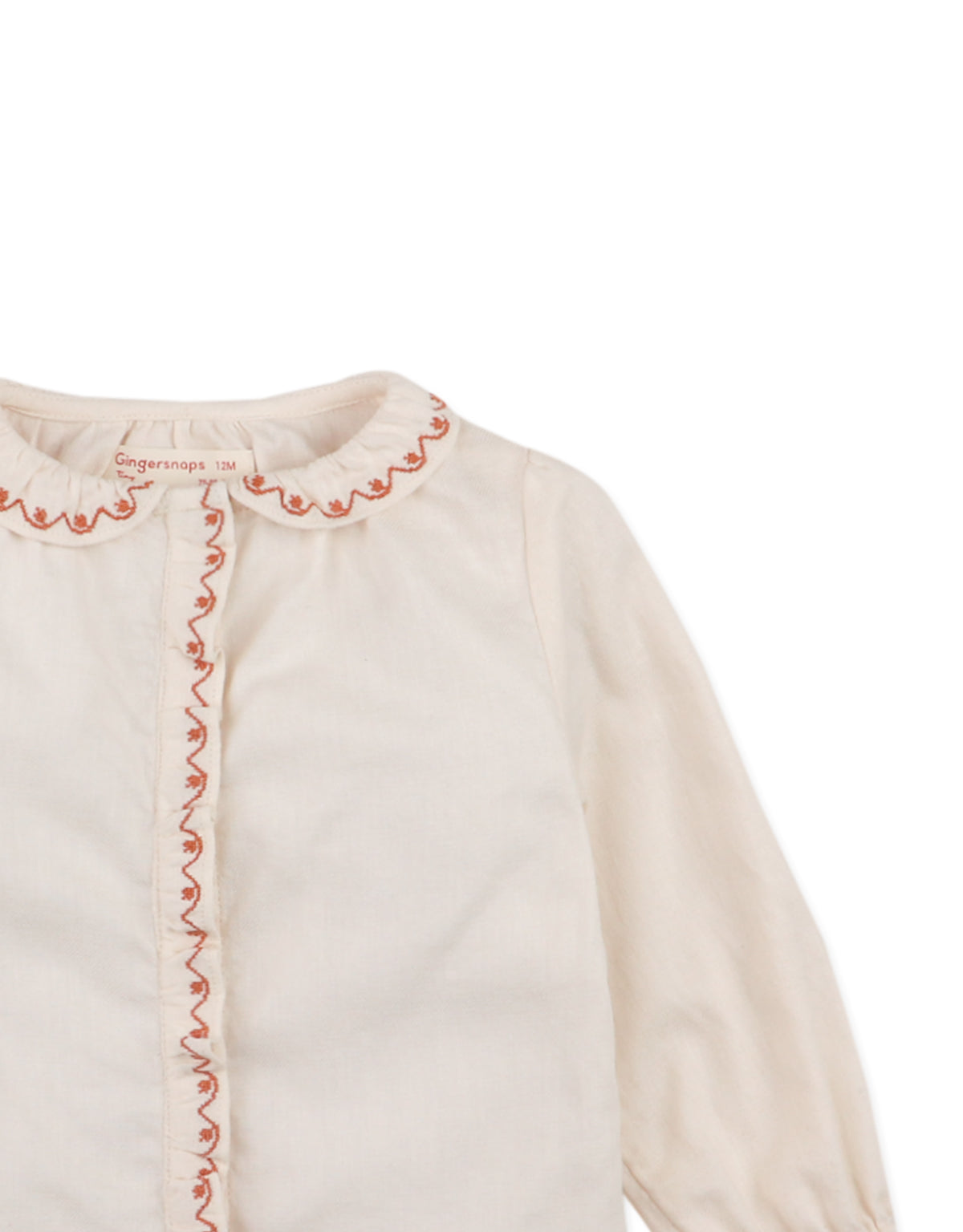 Baby Sarah Long Sleeve Blouse with Ruffles