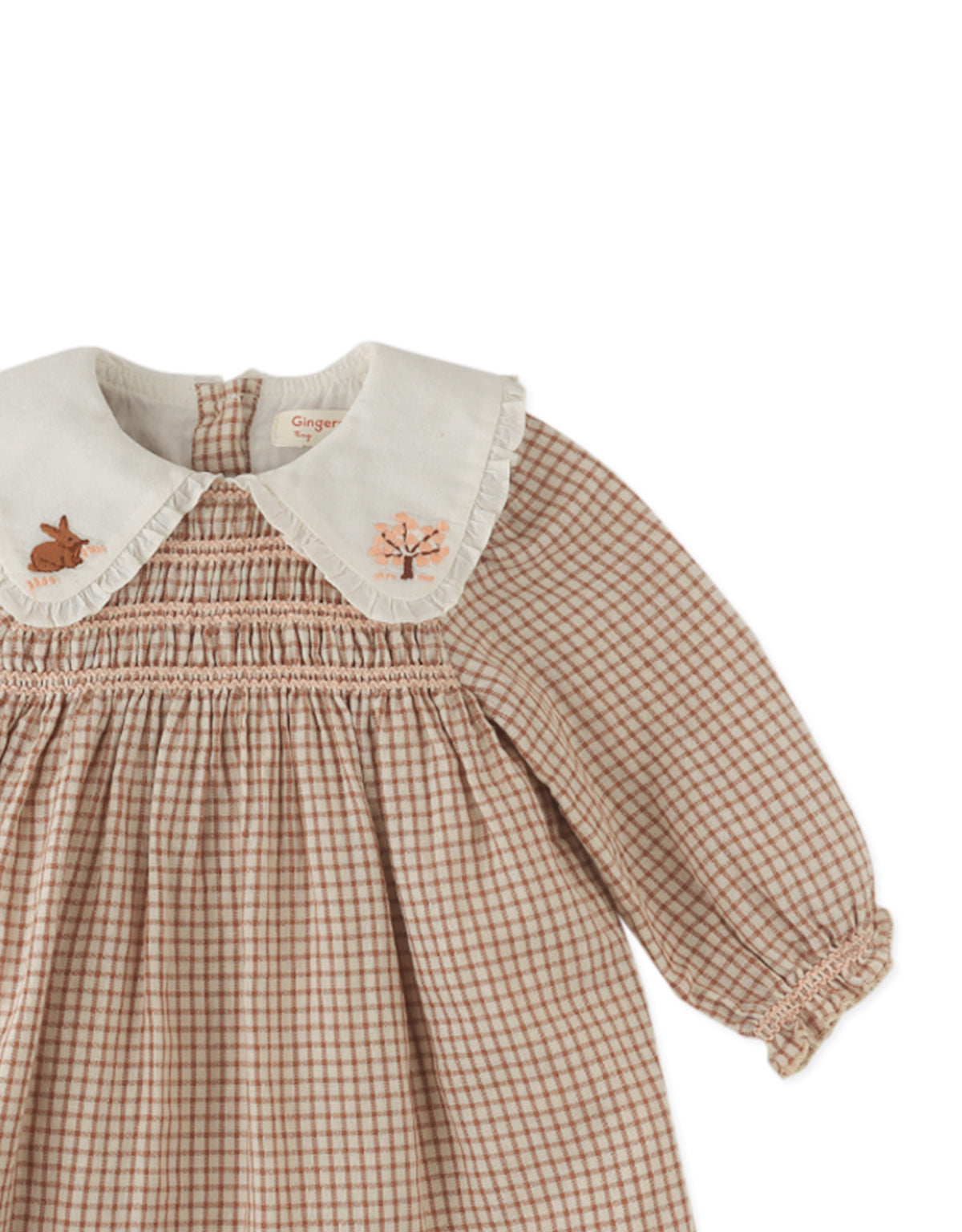 Baby Jonesy Smocked Dress with Bunny and Tree