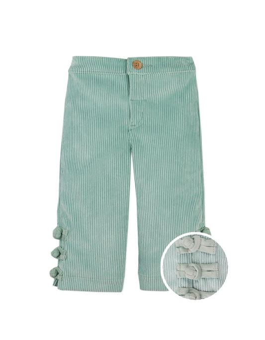 Baby Arielle Side Slits and Chinese Button Closure