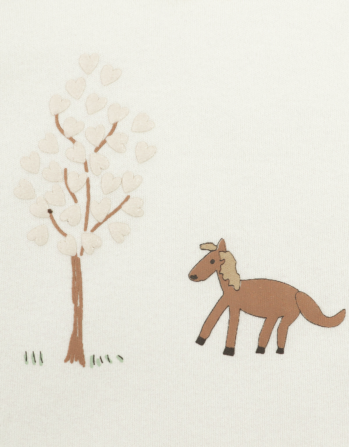 Baby Claire Long Sleeve Tee with Horse and Tree