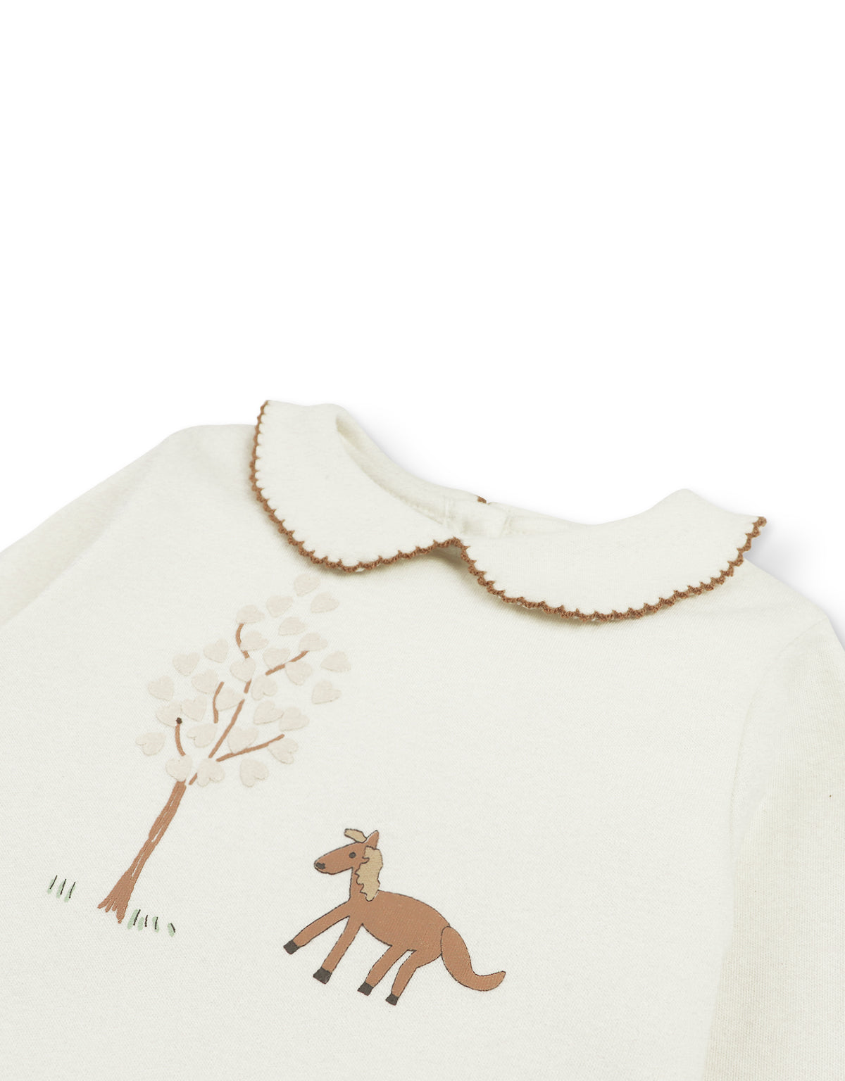 Baby Claire Long Sleeve Tee with Horse and Tree