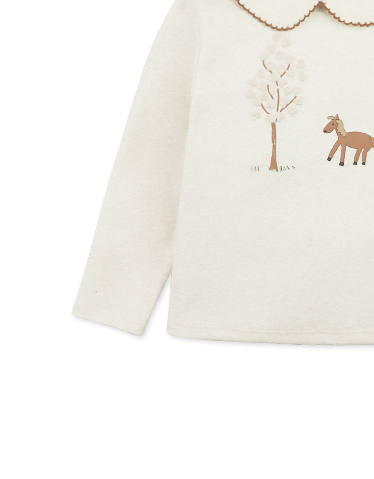 Baby Claire Long Sleeve Tee with Horse and Tree