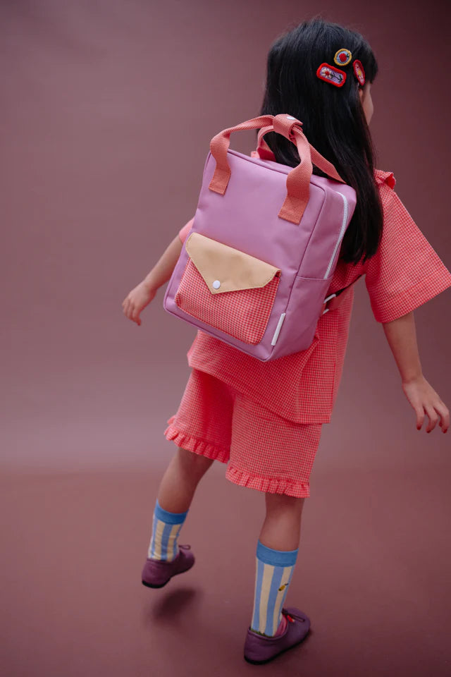 backpack small | envelope | rosebay pink