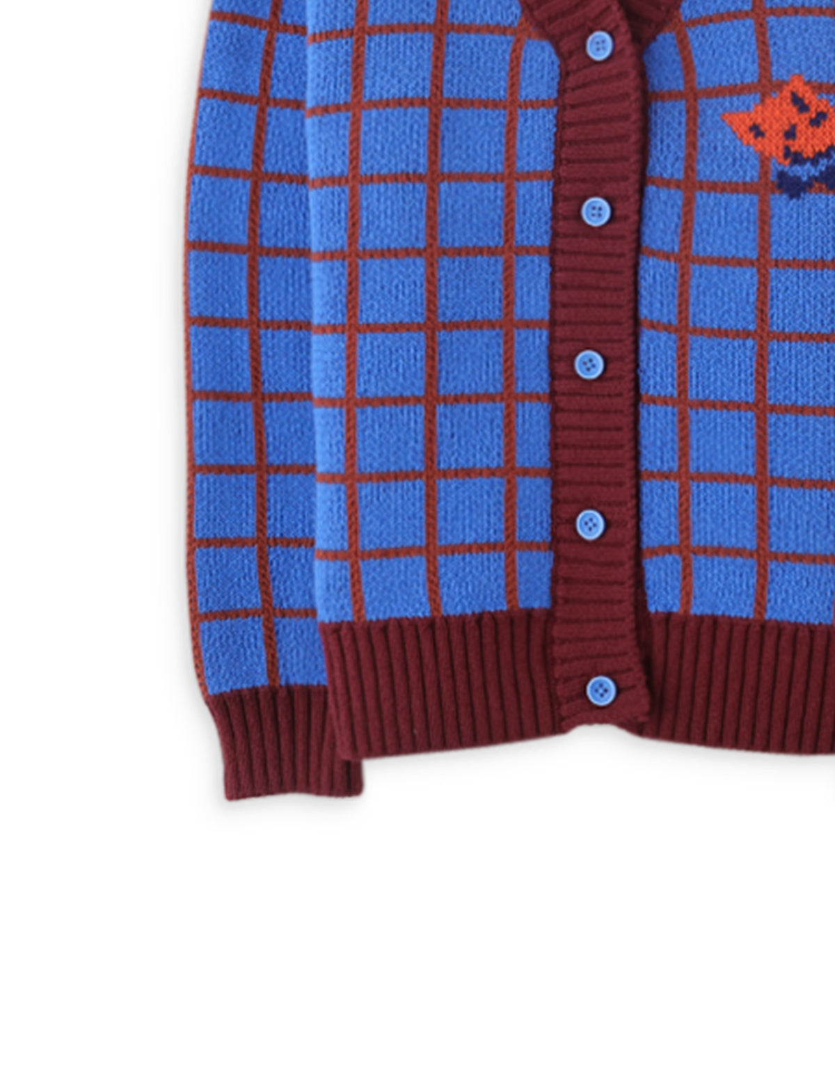 Boys Fox Head Cardigan