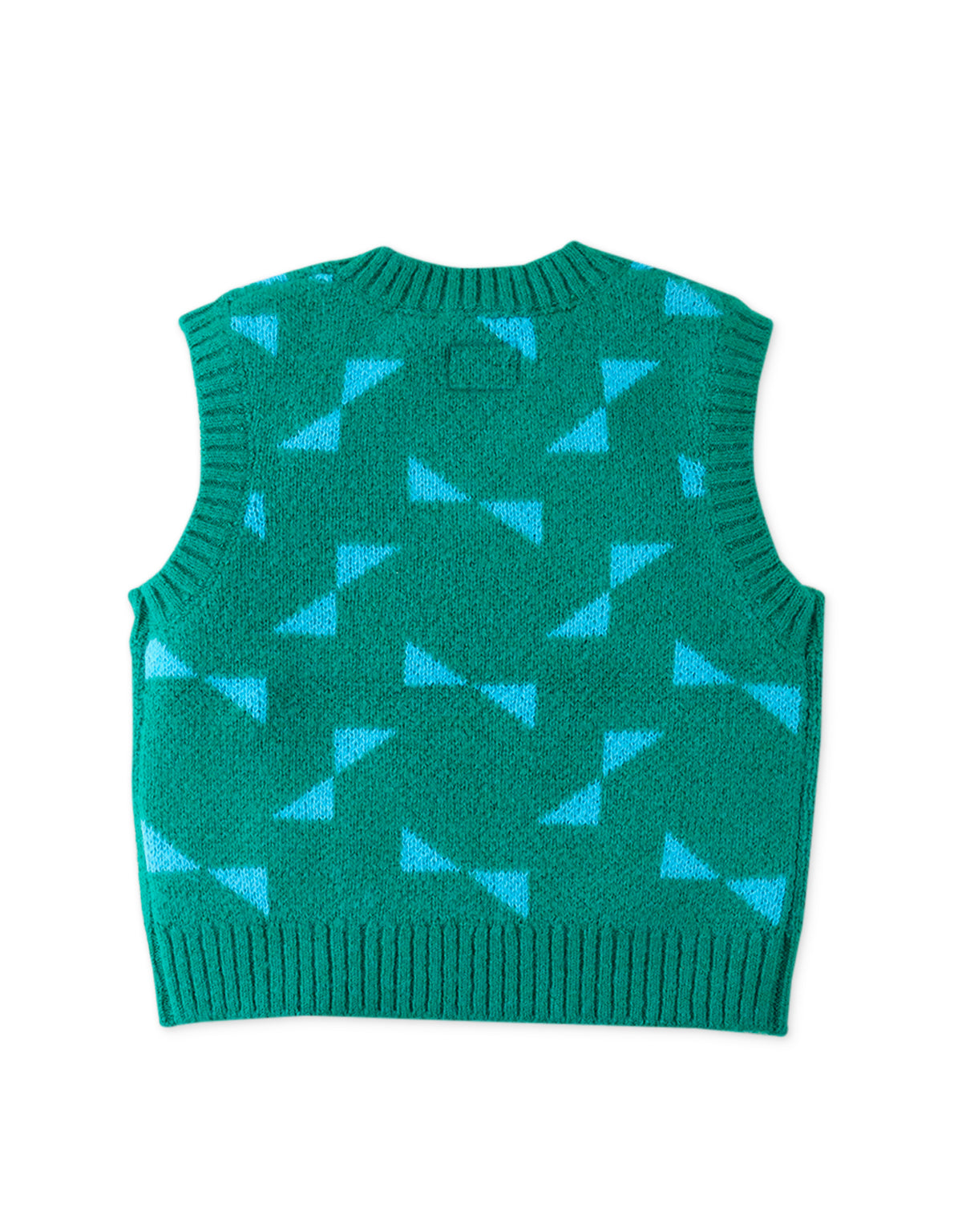 Boys Intarsia Triangles Vest