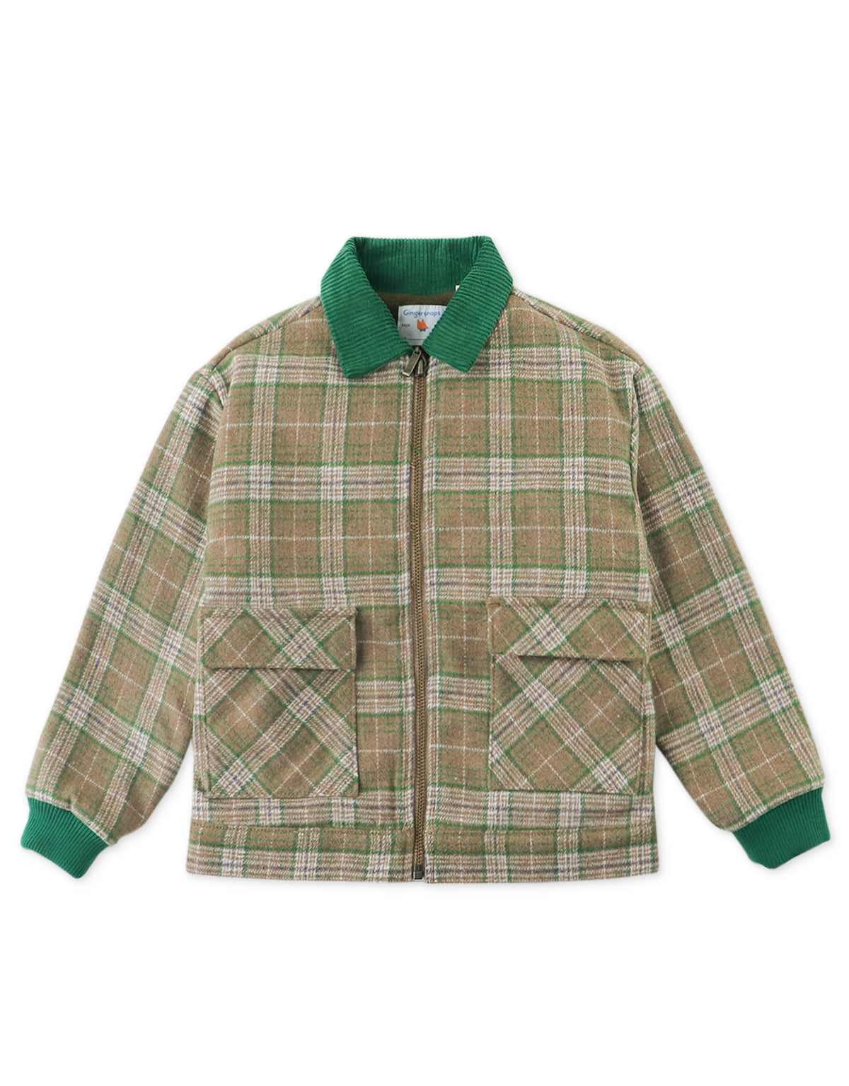 Boys Wool Checks Jacket