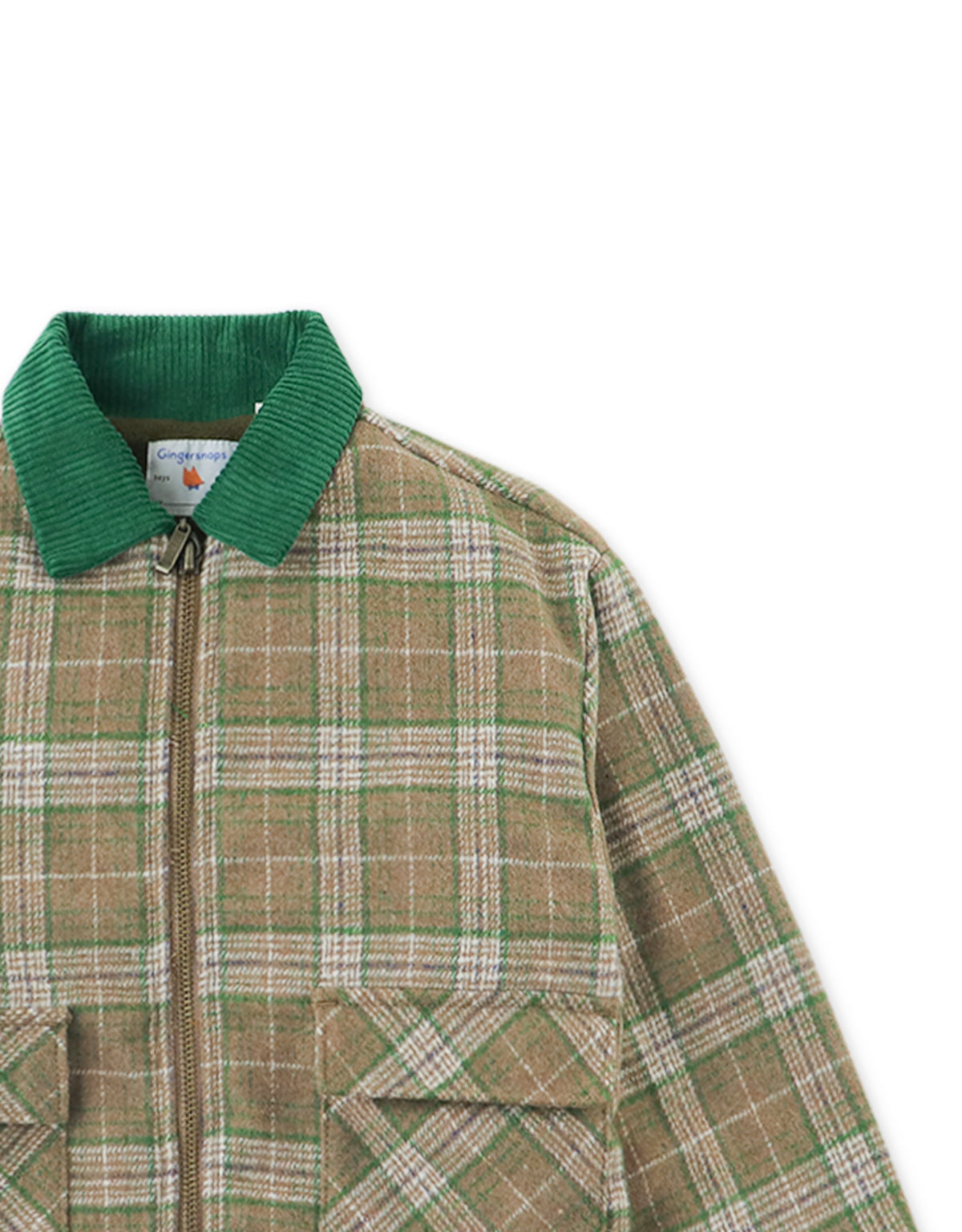 Boys Wool Checks Jacket