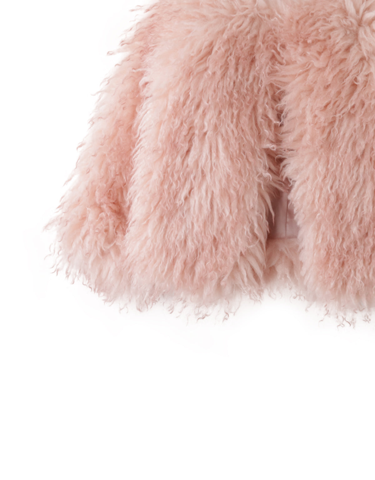 Fur Raglan Sleeves Coat