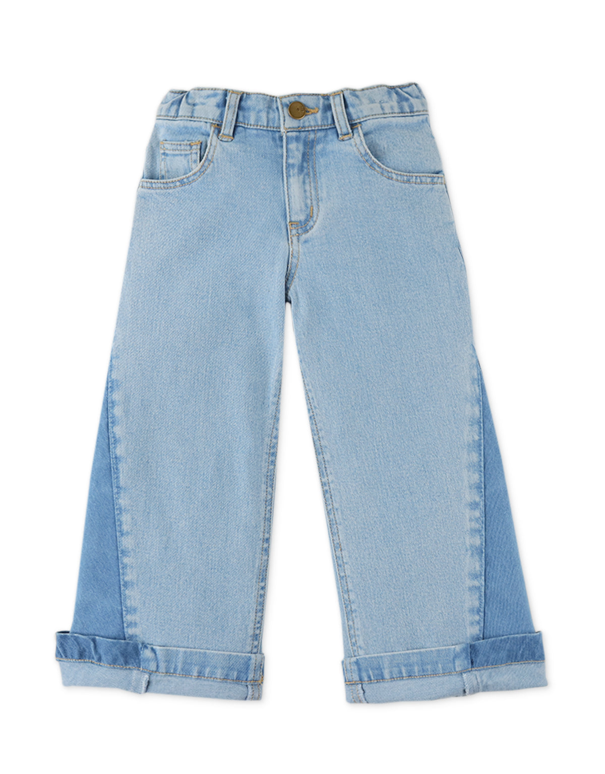 Girls Wide Denim Jeans