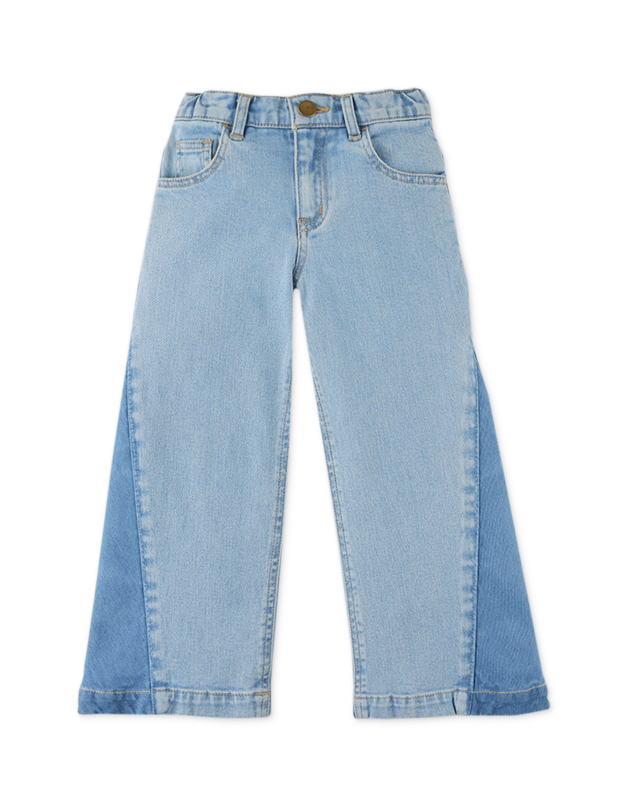 Girls Wide Denim Jeans