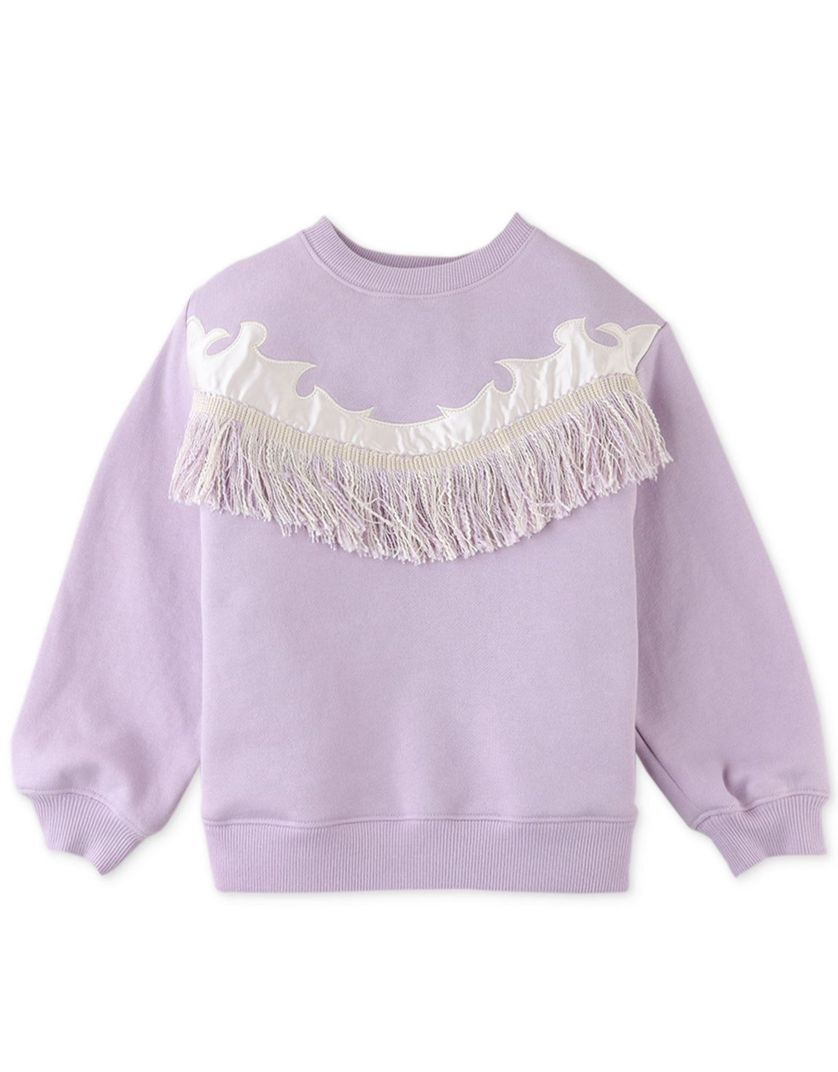 Fleece Pullover With Fringes