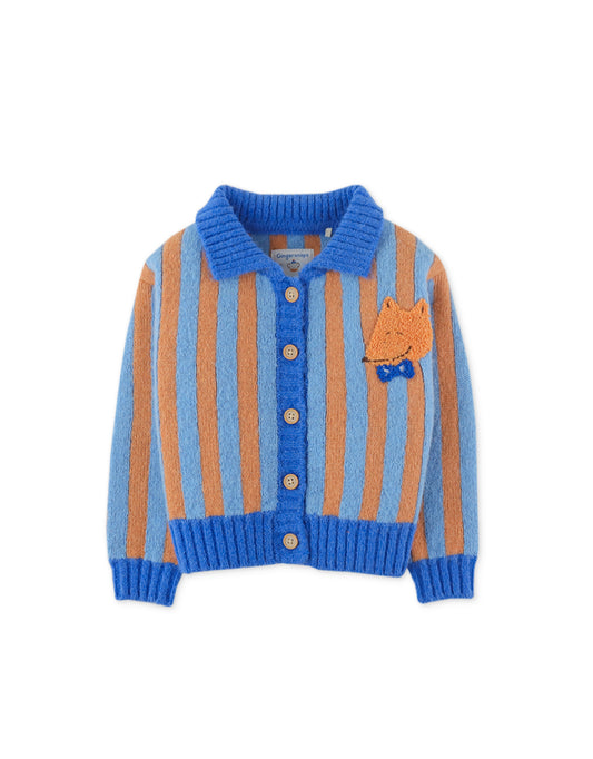 Fox Retro Stripe Cardi