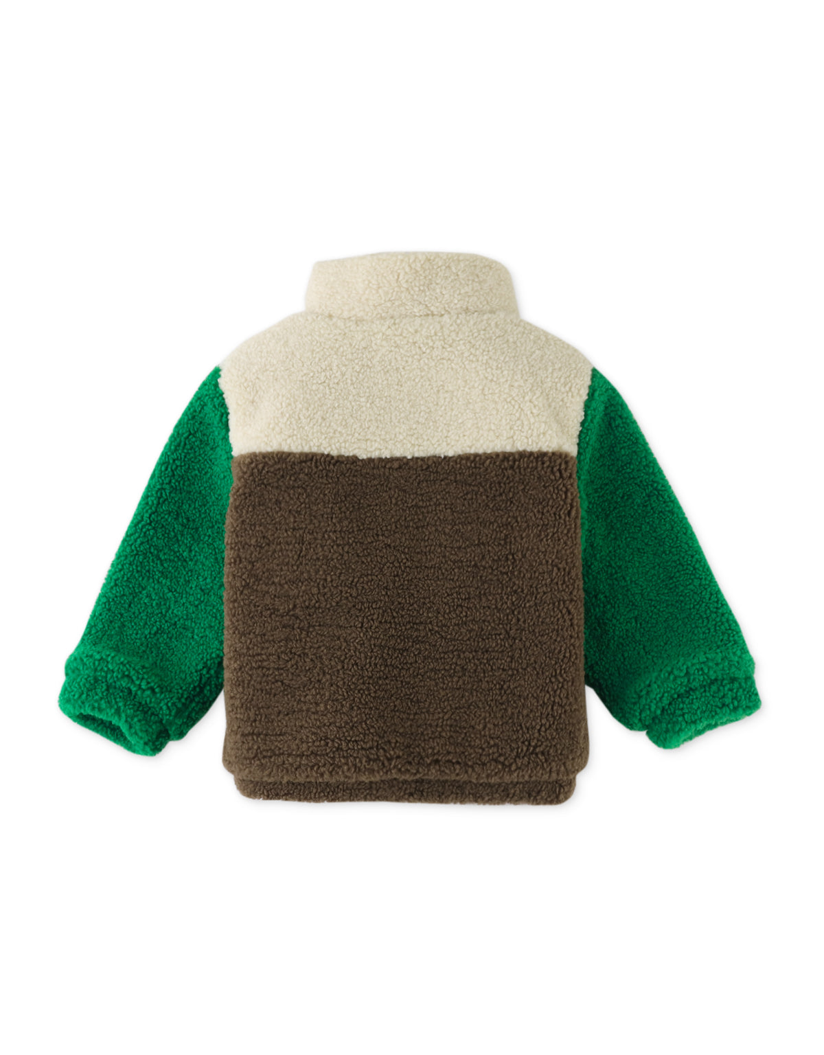 Color Block Sherpa Jacket