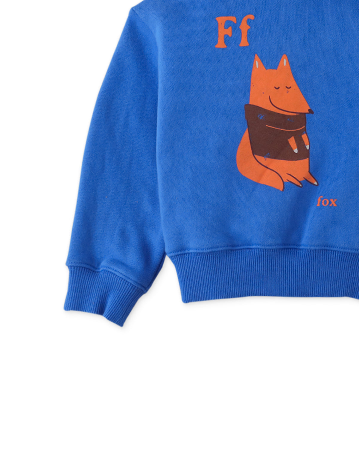 Fox Print Hooded Jersey