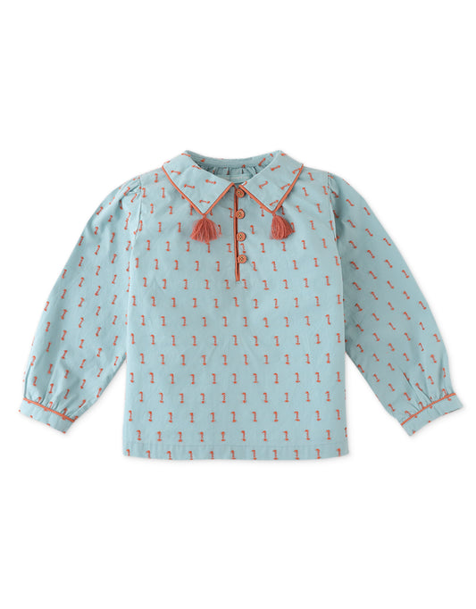 Dotted Cotton Blouse