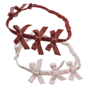 Baby Velvet Turban with Bows Set