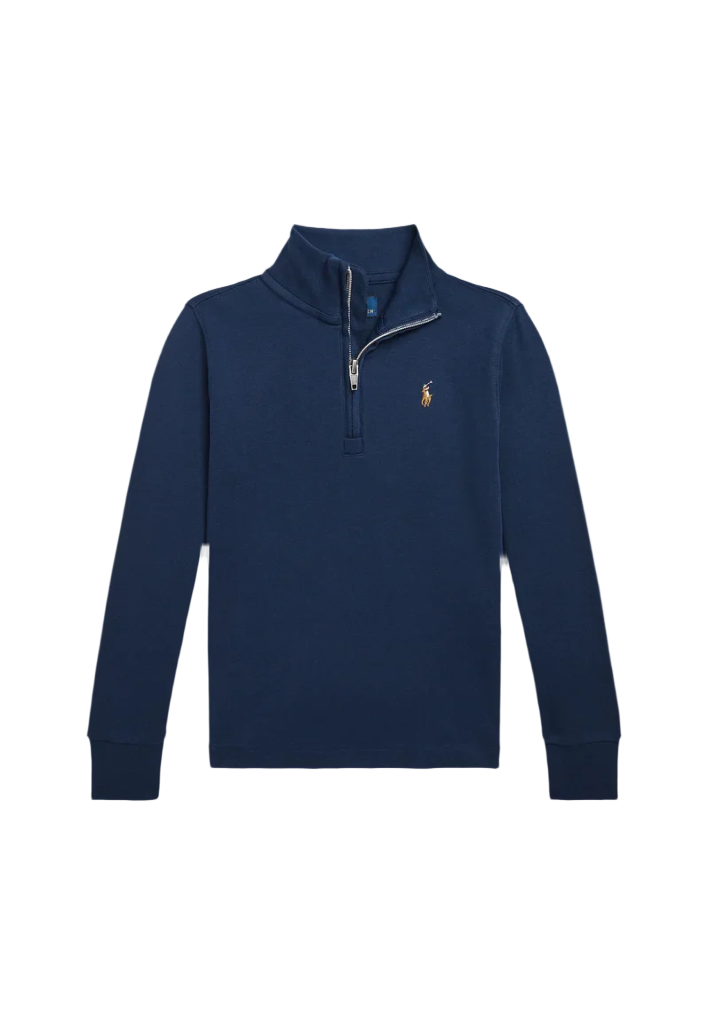 Cotton Zip Pullover