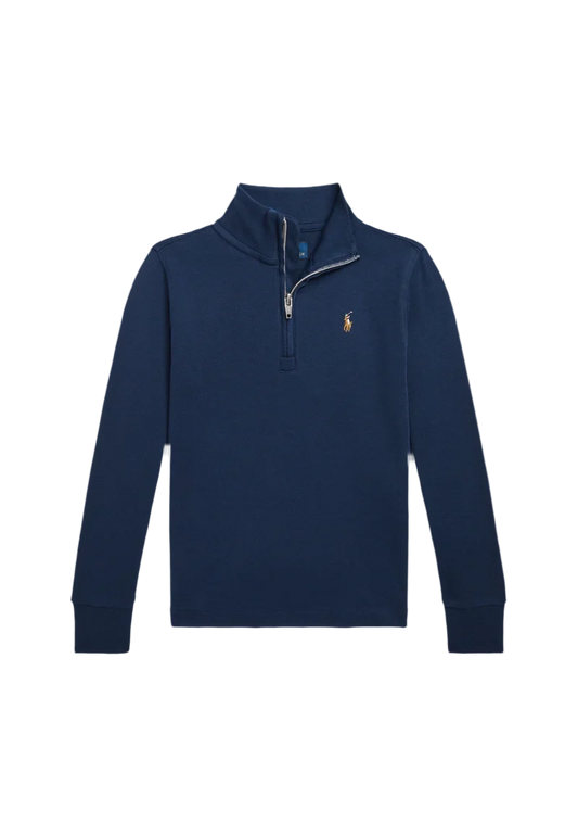 Cotton Zip Pullover