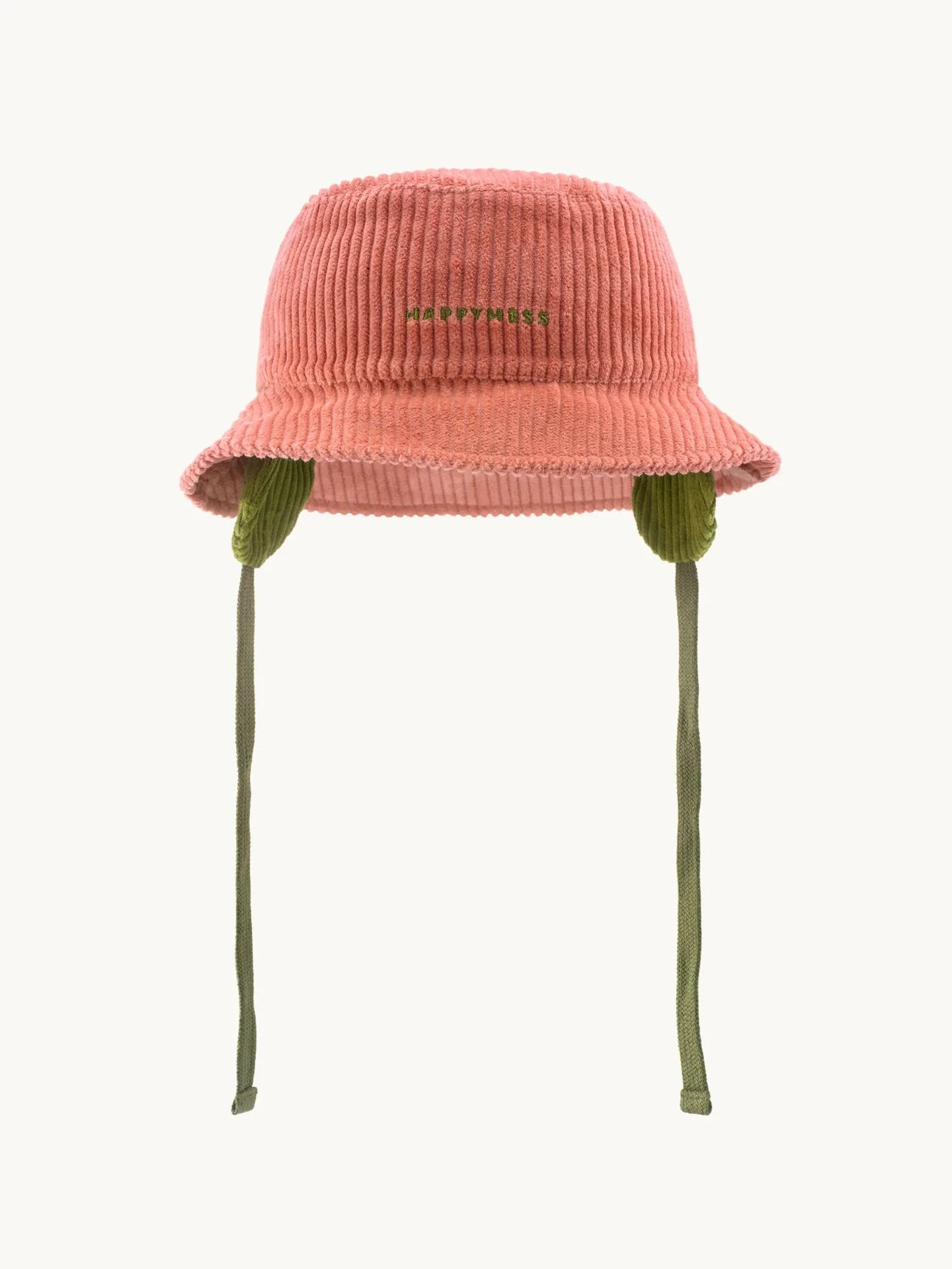 Corduroy Hat - Pink Blush/Moss