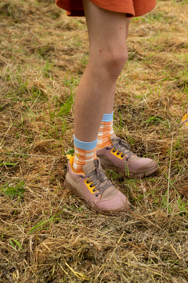 Socks | gingham berry swirl