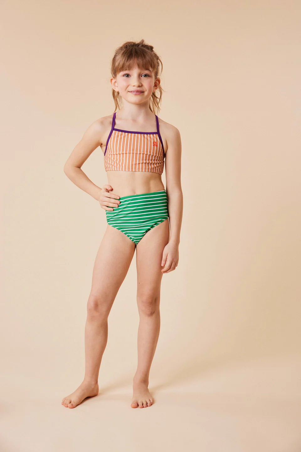 bikini | better together | stripes | leather ball + golf green