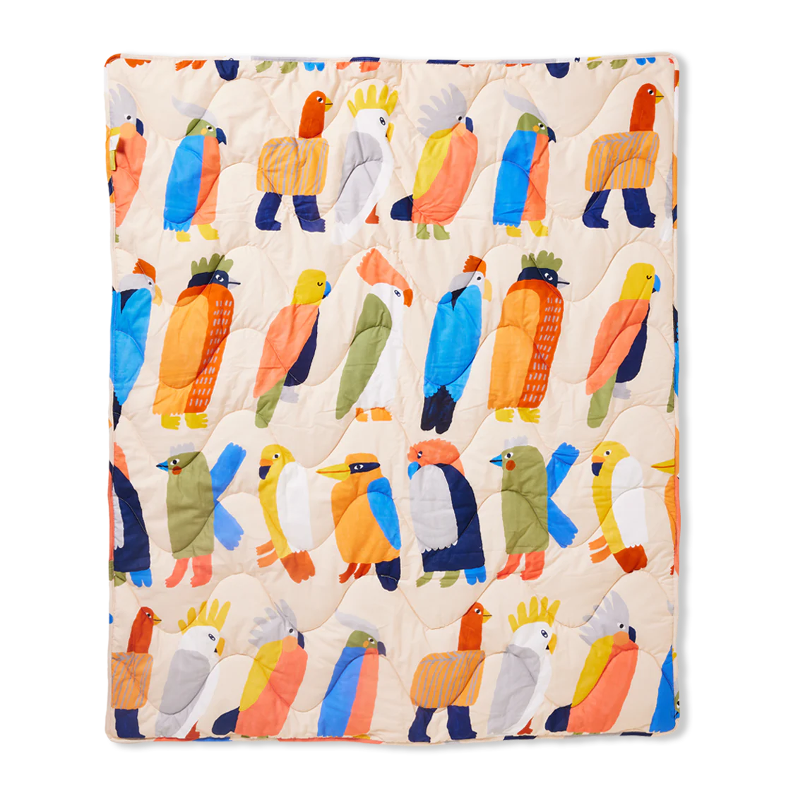 Flamin' Galahs Cot Quilt