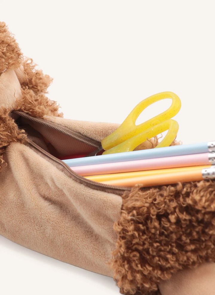 Poodle Plush Pencil Case