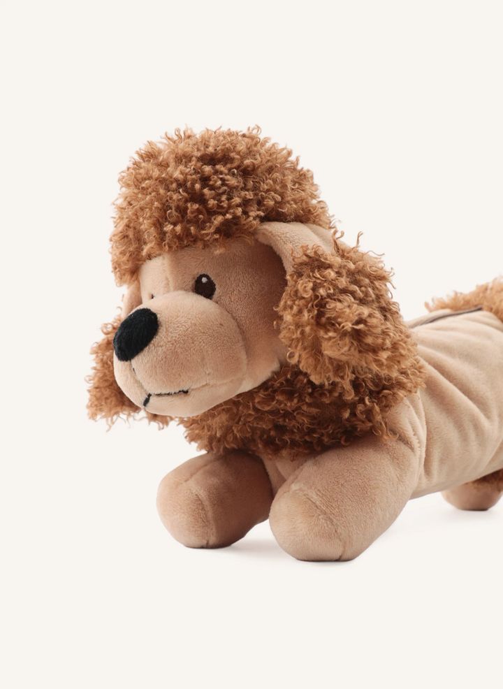Poodle Plush Pencil Case