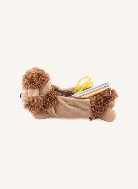 Poodle Plush Pencil Case